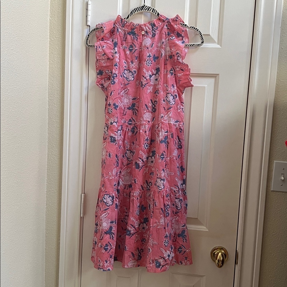 The Fox and the Mermaid Block Printed Calla Dress peony Women's Size Medium - Picture 4 of 8